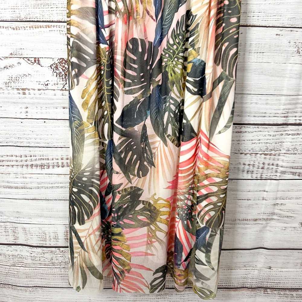 Fuzzi Fuzzi Jungle Print Midi Dress, EUC, Size Me… - image 4