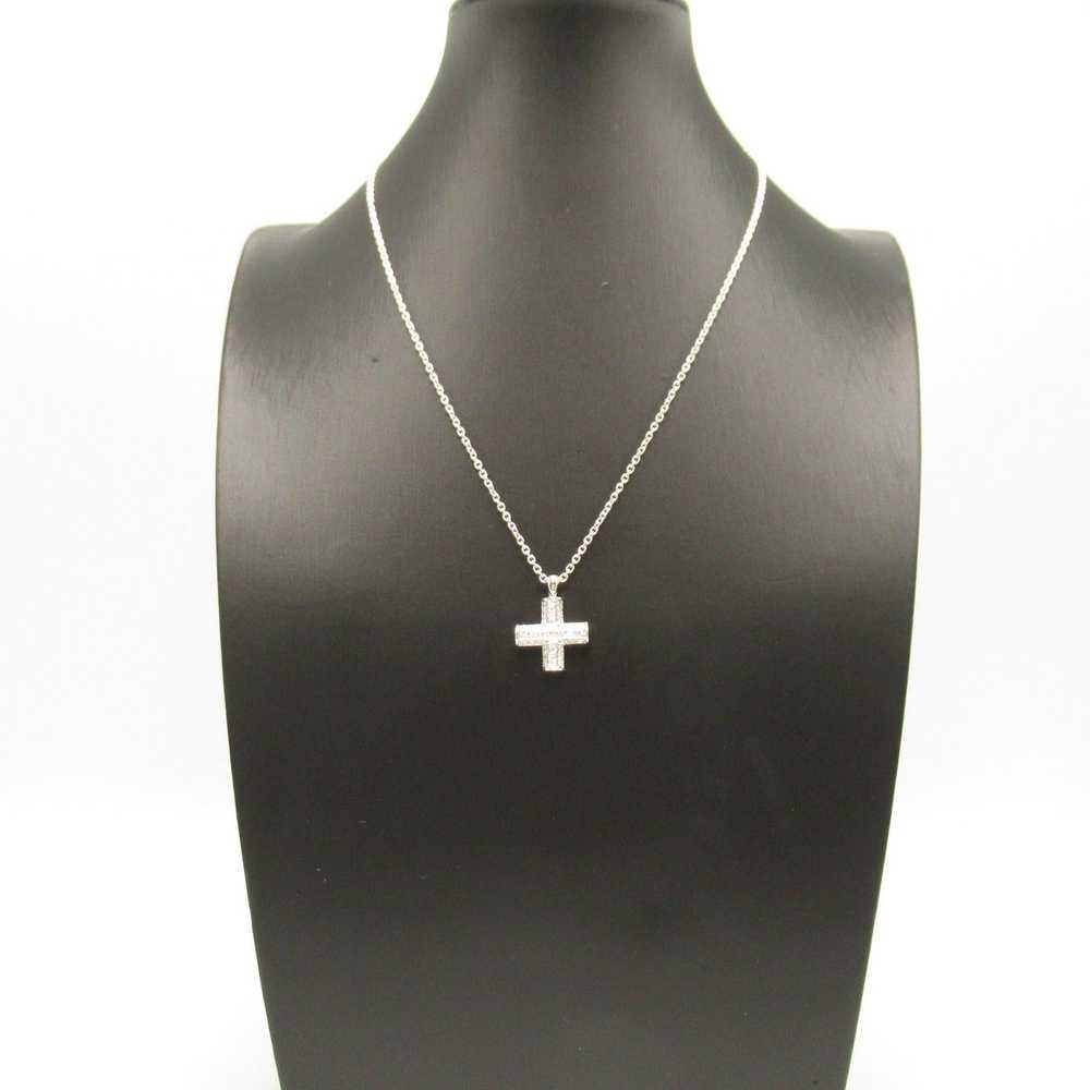 Bvlgari Bvlgari Latin Cross Necklace K18Wg (White… - image 10