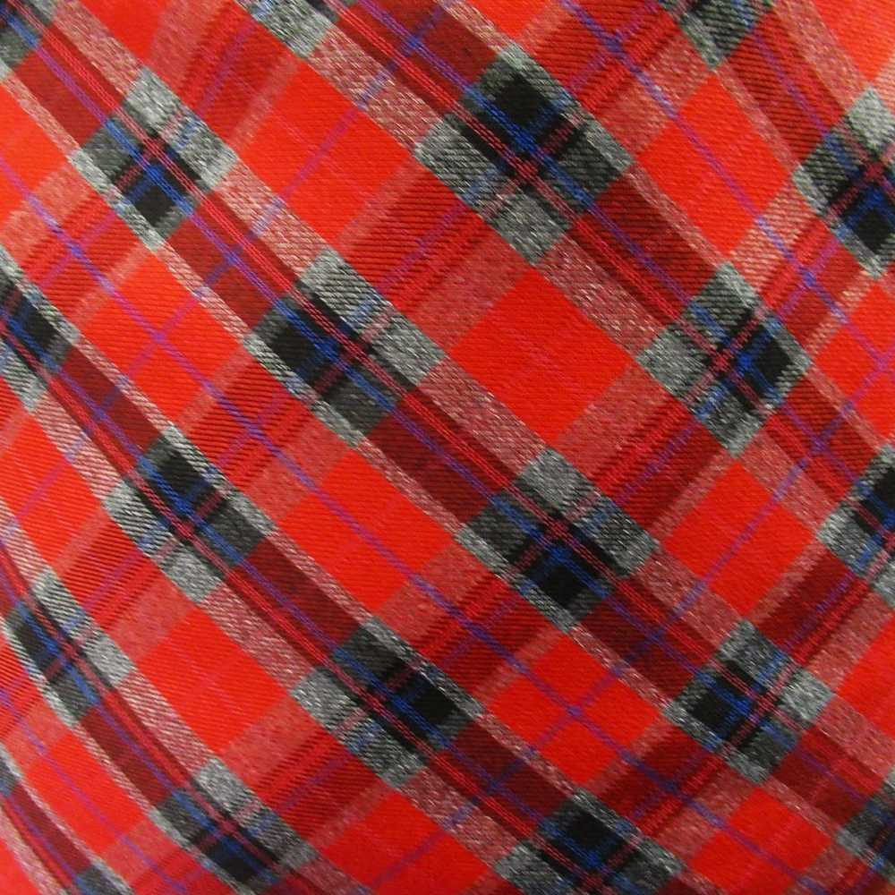 Red-grey checkered skirt from the 70s-80s, n.L (w… - image 6