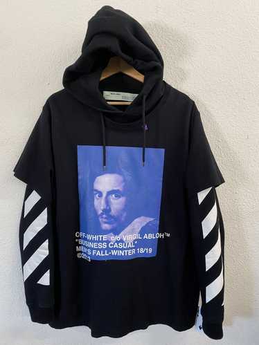 Off-White OFF-WHITE Diag Bernini L/S Tee Hoodie