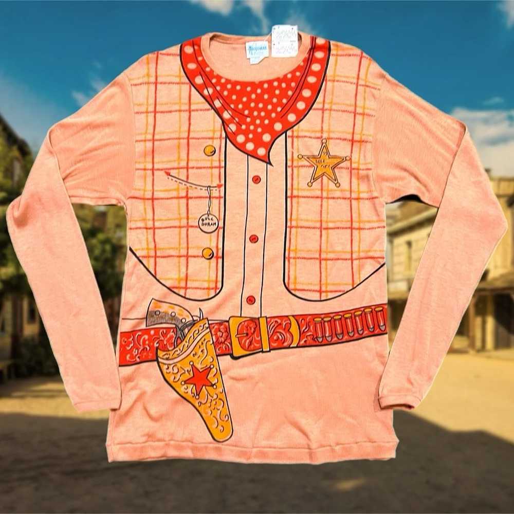 Deadstock Vintage 1970's Sheriff Shirt - image 1