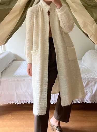 Vintage Mohair Blend Bouclé Knit Coat