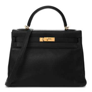 HERMES Togo Kelly Retourne 32 Black - image 1