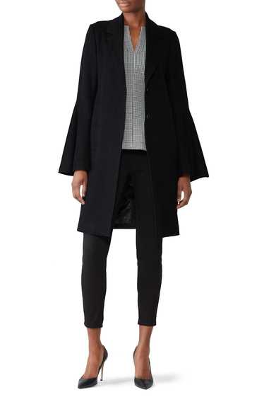 Derek Lam Collective Black Bell Sleeve Coat