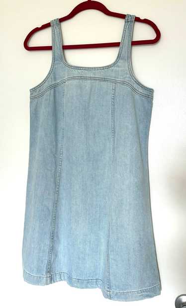 Madewell Denim A-Line Sleeveless Mini Dress (4) |…