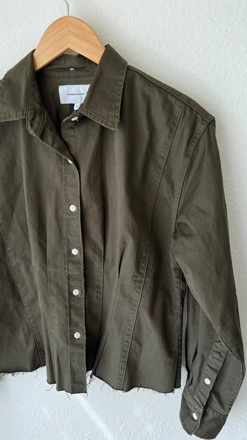 CURRENT/ ELLIOTT Tella Button Down (S-M) | Used,… - image 4