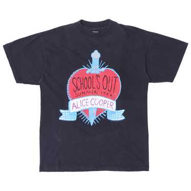 90s ALICE COOPER SCHOOLSOUT tシャツ バンド バンT Vintage 90s Alice Cooper Schools Put Graphic Band T Shirt
