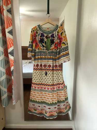 Farm Rio Salt Island Midi Dress (XS) | Used,…