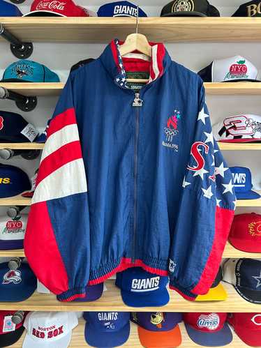 Vintage Starter 1996 Atlanta Olympics USA Windbrea