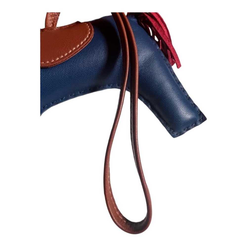 Hermès Rodeo leather bag charm - image 7