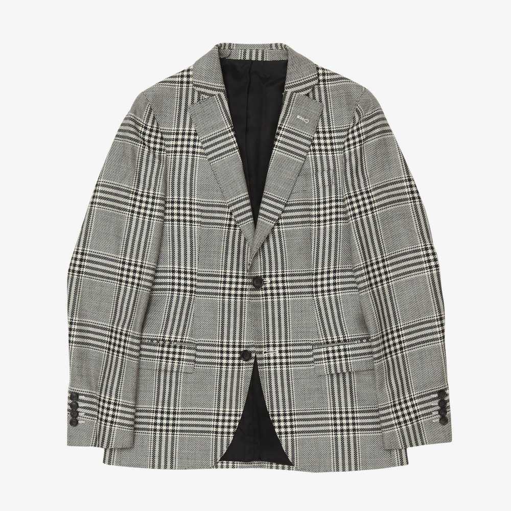 Officine Generale Wool Check Blazer - image 1