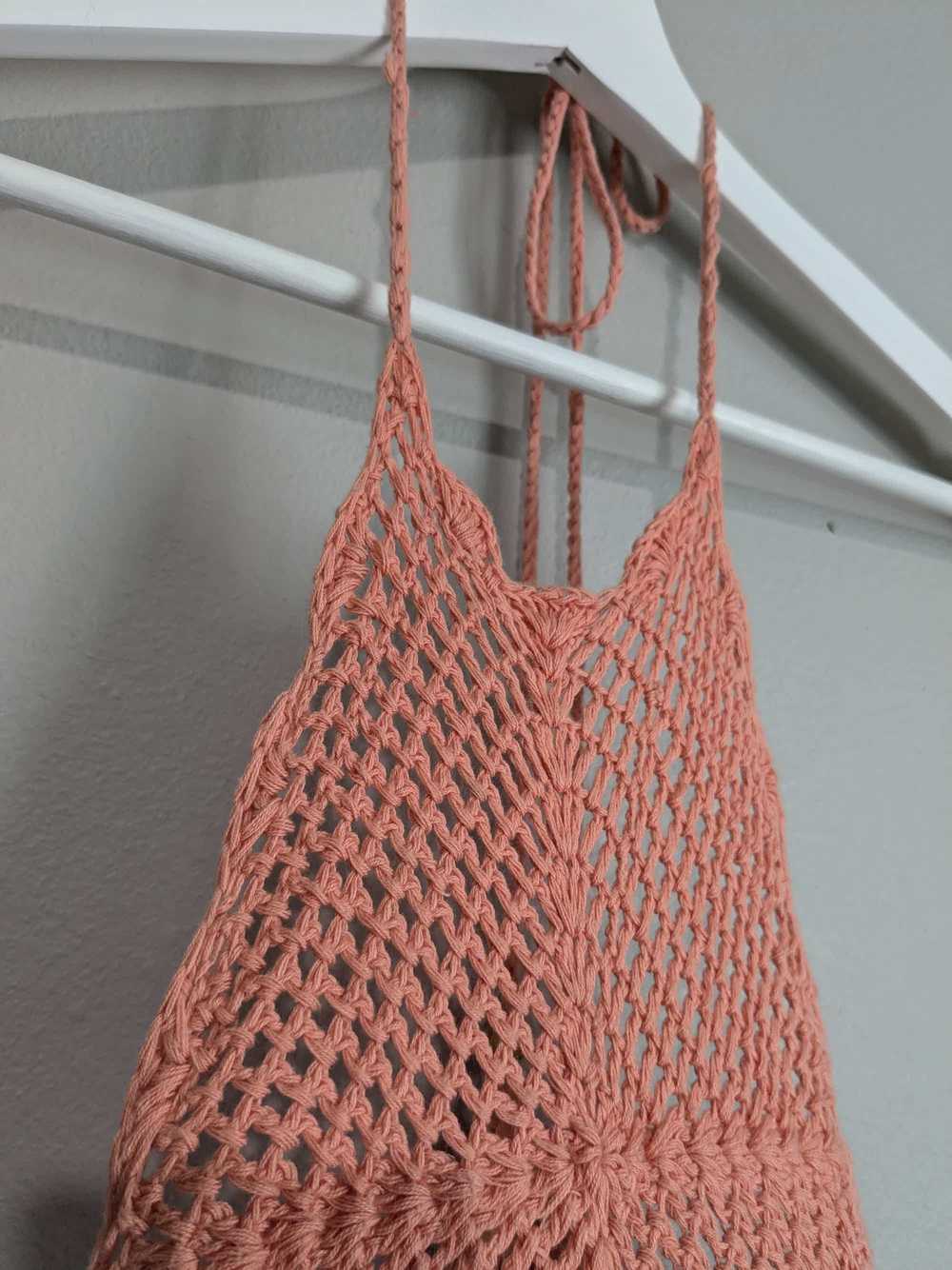 Spell USA Palm Springs Crochet Mini in Coral - image 7