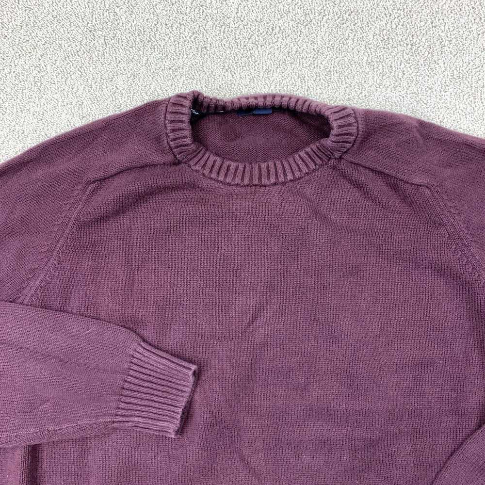 Vintage Burgundy Crew Neck Sweater for Men in XXL… - image 2