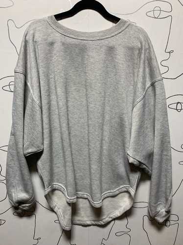 1980S DEADSTOCK HEATHER GRAY OVERSIZED PULLOVER SW