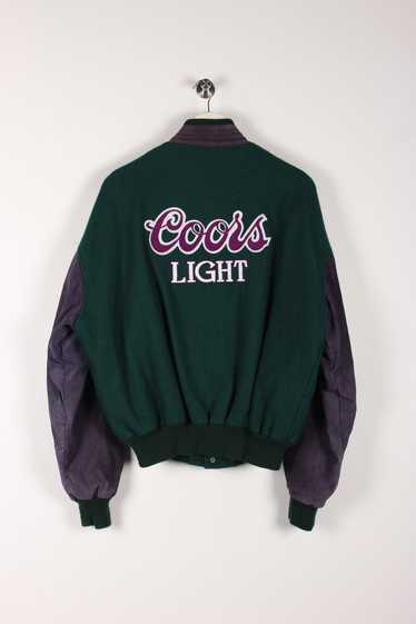 90's Coors Light Varsity Jacket Medium