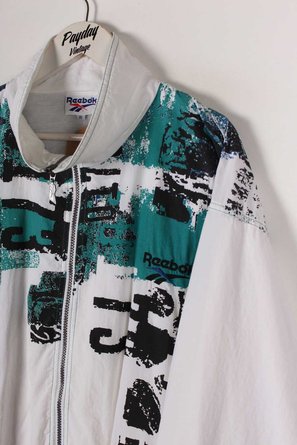 90's Reebok Abstract Track Jacket XL - image 2