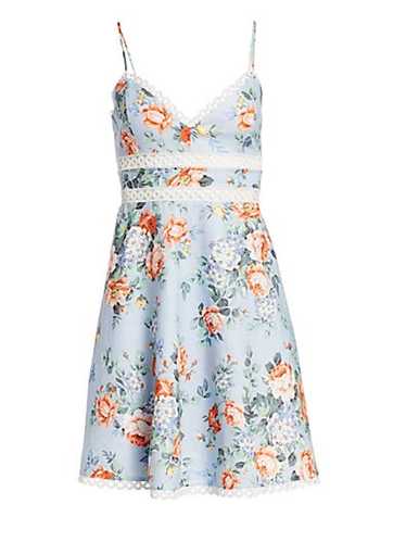 Zimmermann Bowie Floral Lace Eyelet A-Line Sun Dre