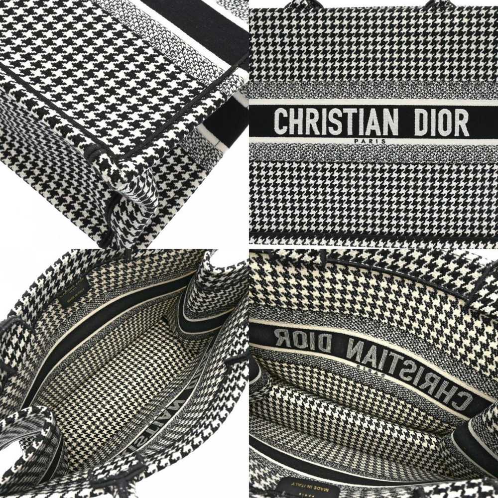 Dior Christian Dior Book Tote Medium Houndstooth … - image 12