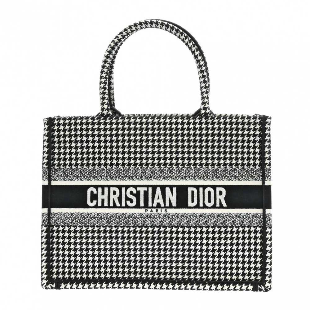 Dior Christian Dior Book Tote Medium Houndstooth … - image 1