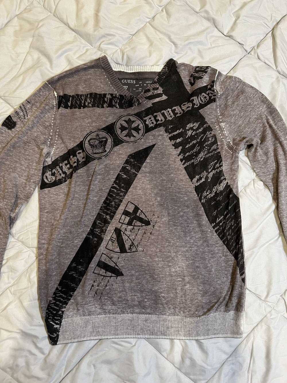 Guess Guess Los Angeles Sweater Black Graphic - image 2