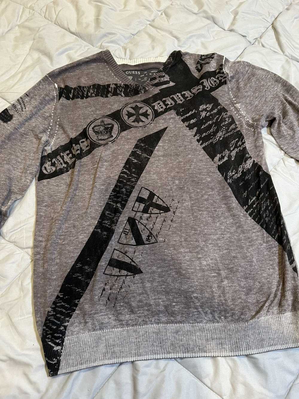 Guess Guess Los Angeles Sweater Black Graphic - image 4