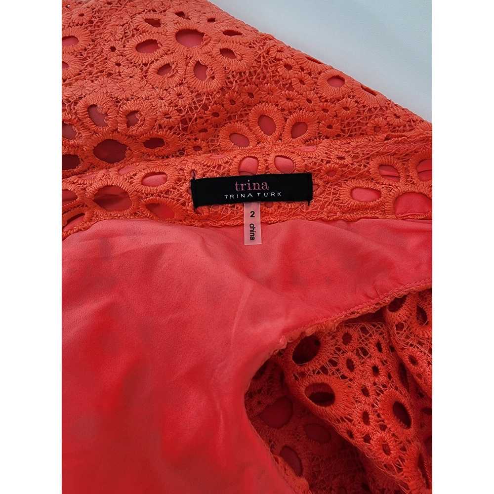 Trina Turk trina Trina Turk Neriah Coral Lace Min… - image 6