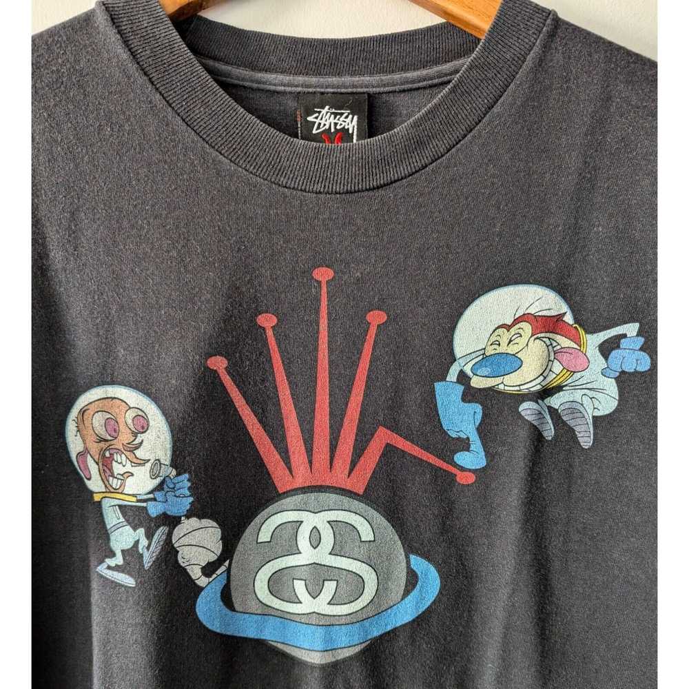 Stussy ORIGINAL VINTAGE STUSSY X REN & STIMPY T-S… - image 2