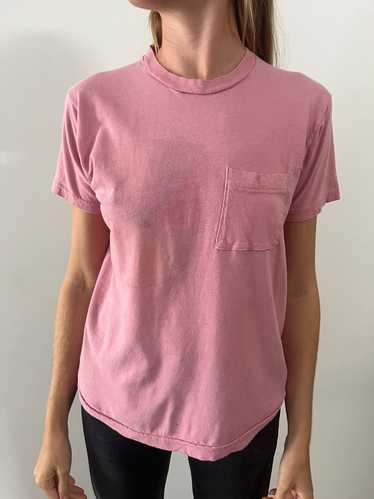 70s / 80s Pink Pocket Tee