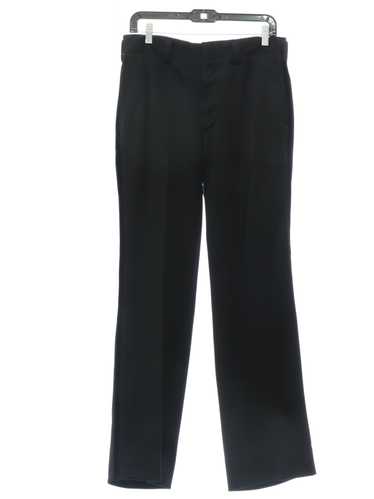 1970's Mens Black Flared Disco Pants