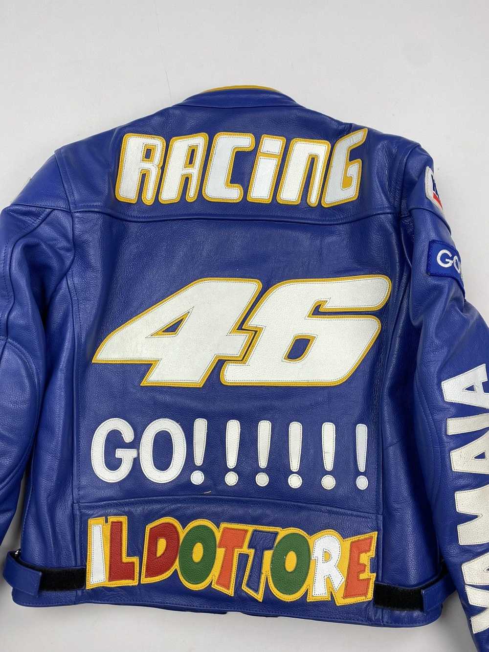 Leather Jacket × Racing × Yamaha VINTAGE RACING L… - image 4