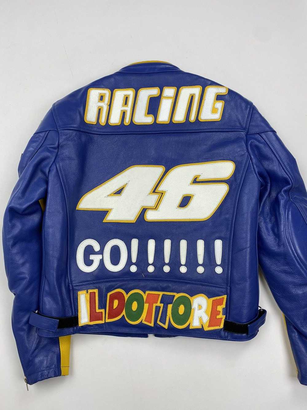 Leather Jacket × Racing × Yamaha VINTAGE RACING L… - image 5