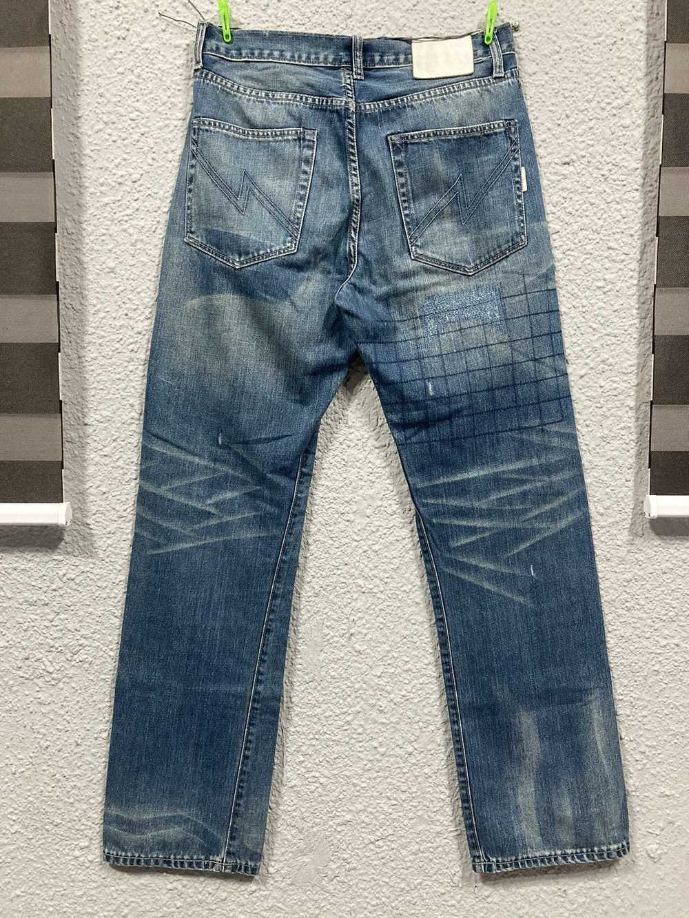 Neighborhood Savage Distressed Straight Selvedge … - image 2