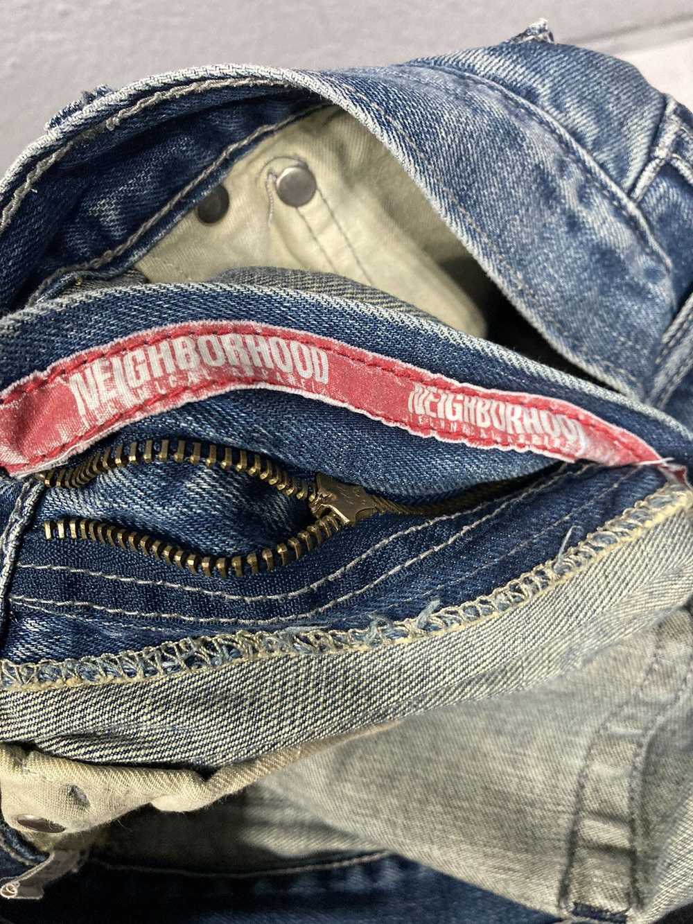 Neighborhood Savage Distressed Straight Selvedge … - image 8