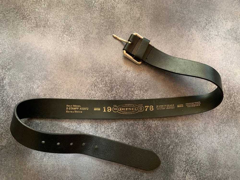 Diesel × Vintage Vintage Y2K Diesel Leather Belt … - image 3