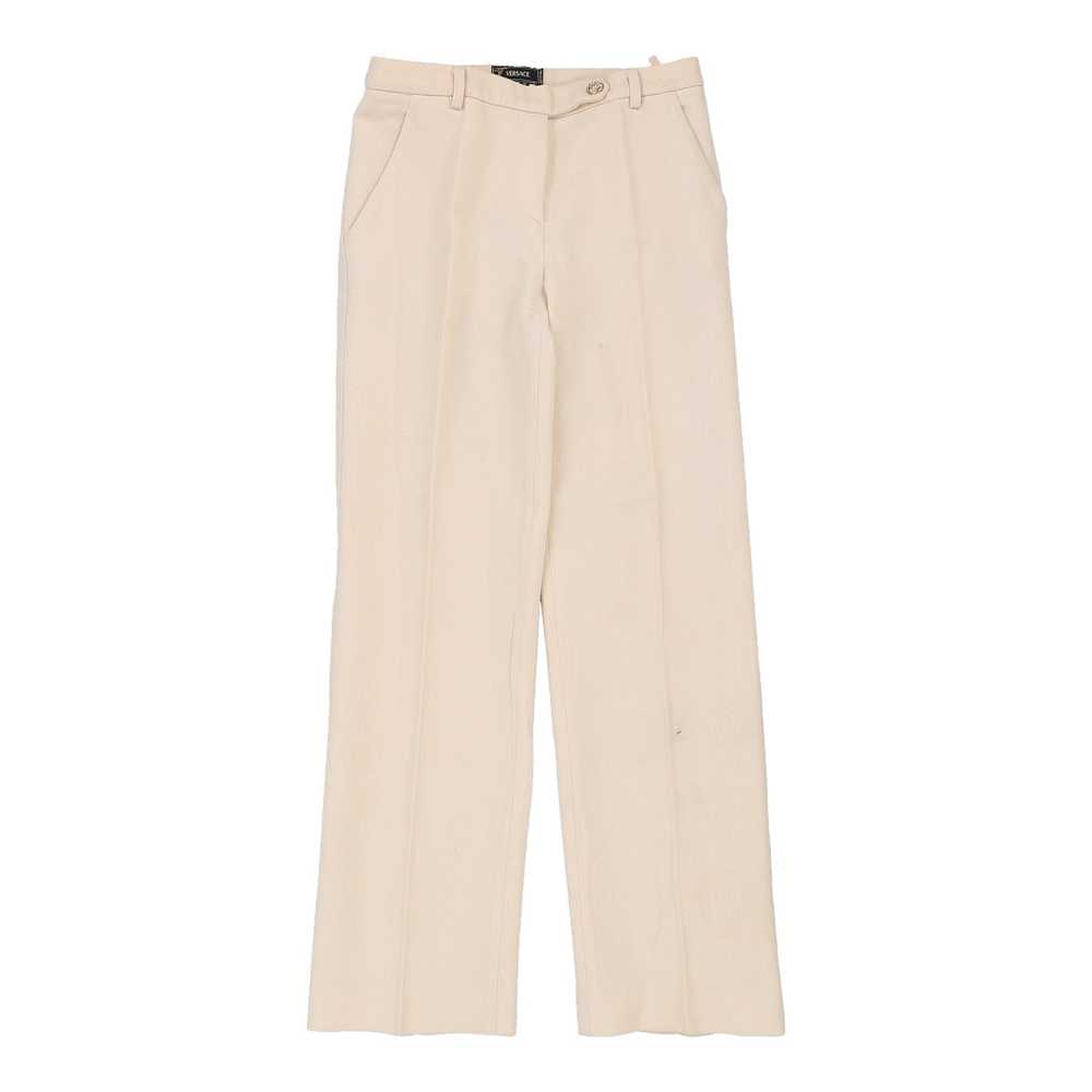 Versace Trousers - 28W 28L Beige Wool - image 1