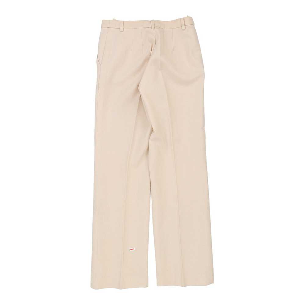 Versace Trousers - 28W 28L Beige Wool - image 4