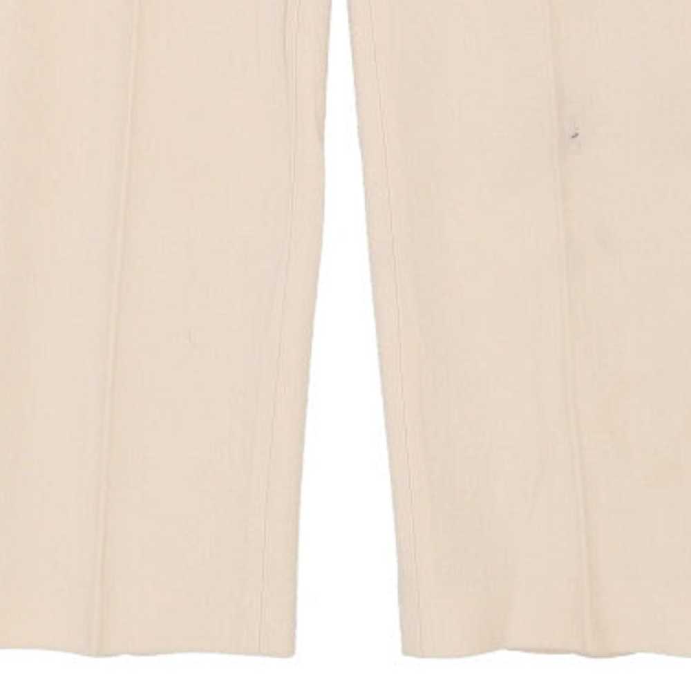 Versace Trousers - 28W 28L Beige Wool - image 7