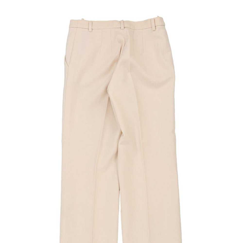 Versace Trousers - 28W 28L Beige Wool - image 8