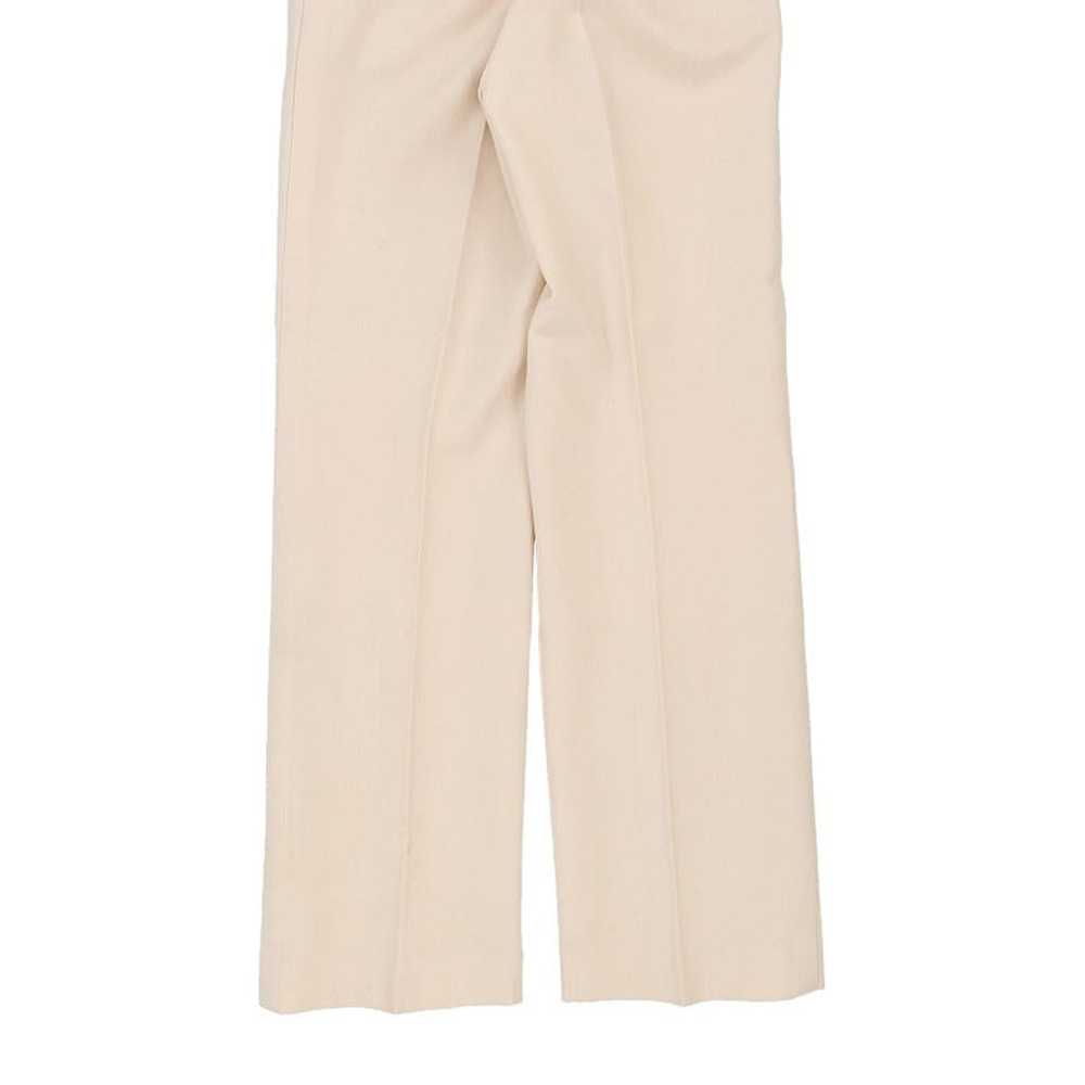 Versace Trousers - 28W 28L Beige Wool - image 9