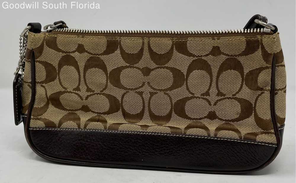 Coach Womens 06094 Brown Monogram Canvas Leather … - image 7