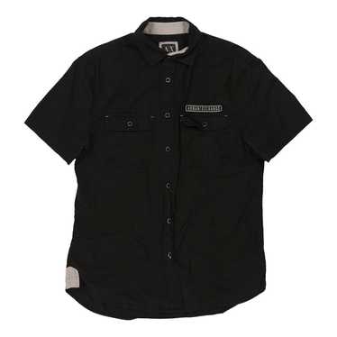 Armani Exchange Short Sleeve Shirt - Medium Black… - image 1