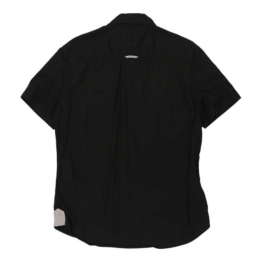 Armani Exchange Short Sleeve Shirt - Medium Black… - image 2