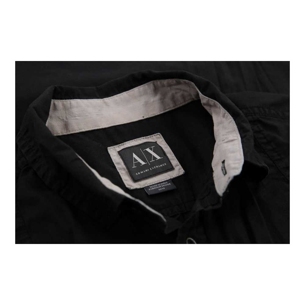 Armani Exchange Short Sleeve Shirt - Medium Black… - image 3