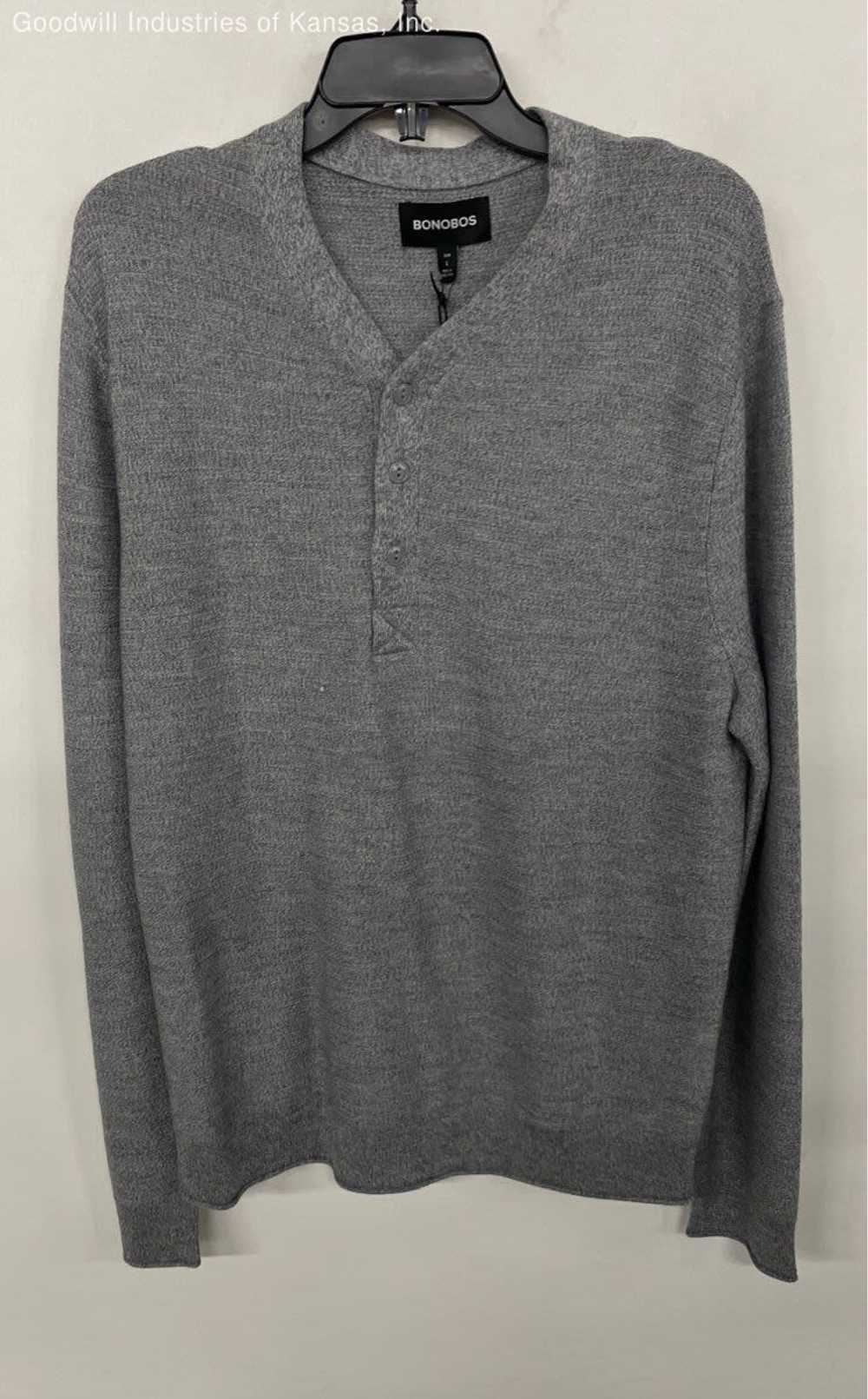 Bonobos Gray Long Sleeve - Size L - image 1