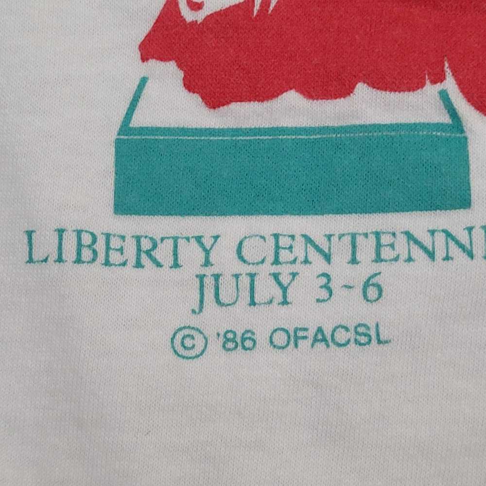 Other Vintage 1986 Statue-of-Liberty Shirt Small … - image 2