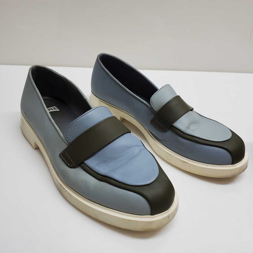 CAMPER Twins Mismatched Colorblock Loafer Sz 37 - image 2