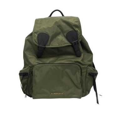 Burberry Khaki Synthetic Backpack Bag (Pre-Owned)