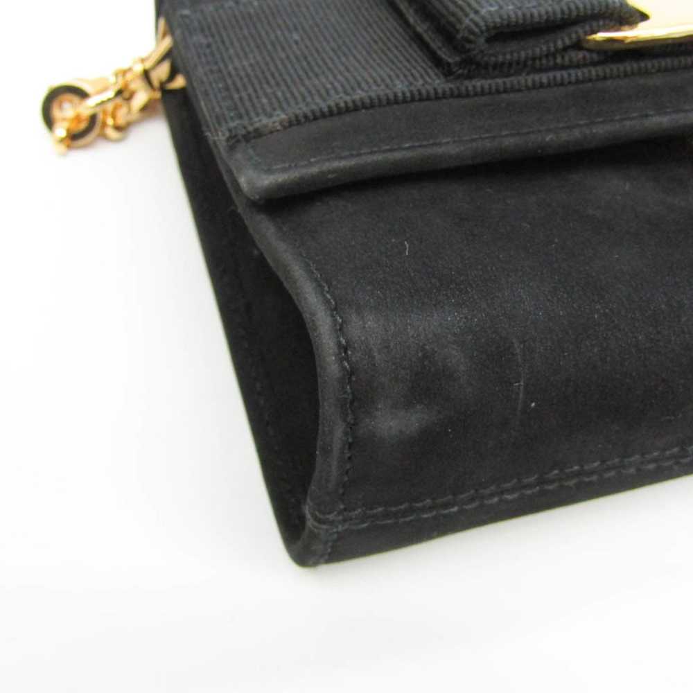 Salvatore Ferragamo Vara Black Suede Shoulder Bag… - image 10