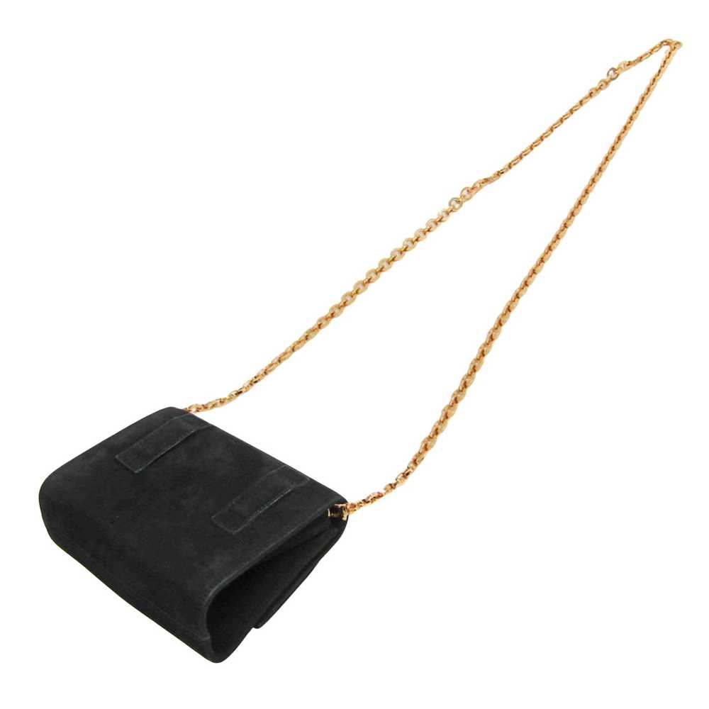 Salvatore Ferragamo Vara Black Suede Shoulder Bag… - image 2