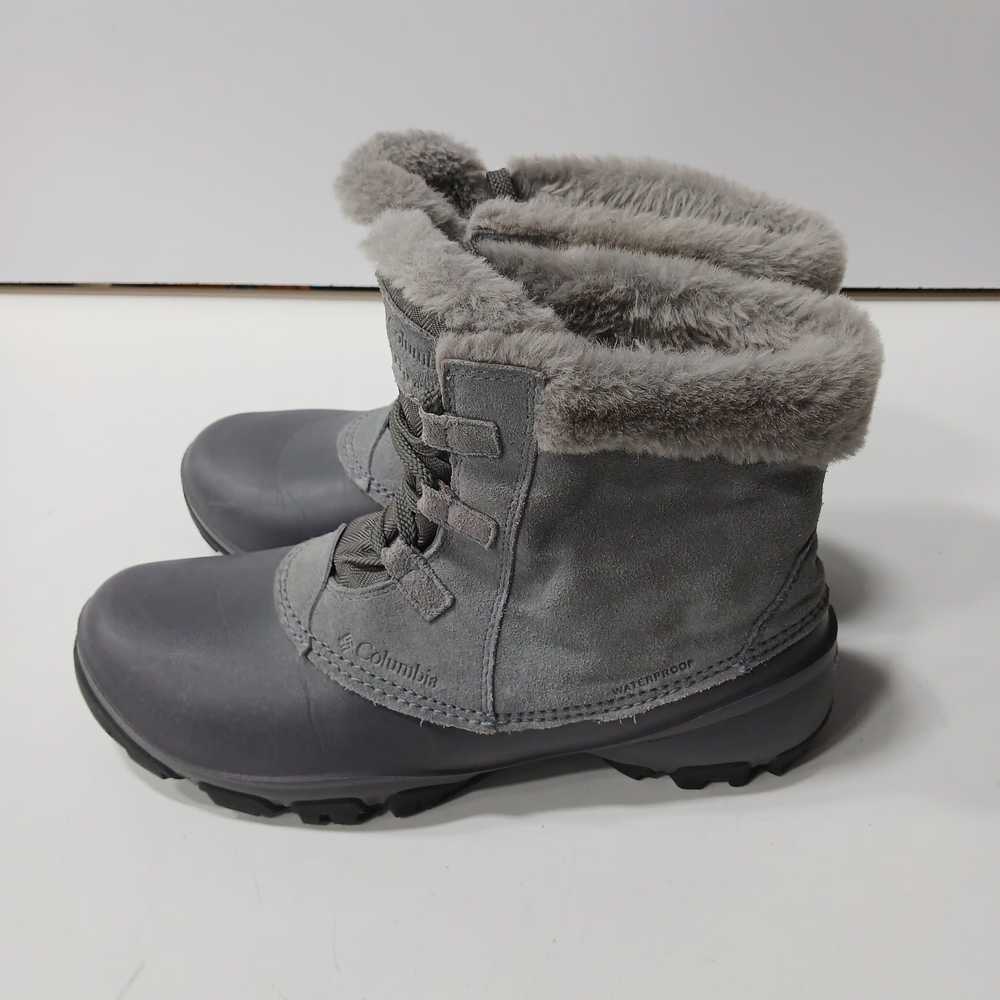 Columbia Women's Gray Suede Insulated Snow Boots … - image 3